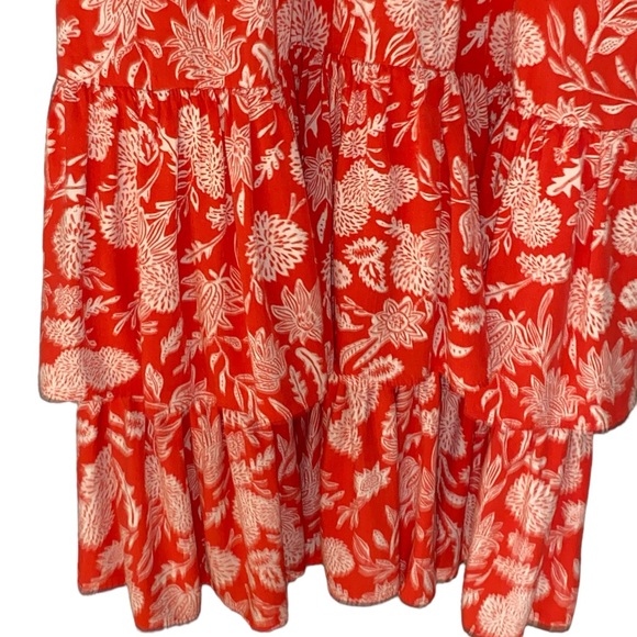 NWOT Universal Thread Floral Long Sleeve Ruffle Maxi Dress Size XS - Picture 12 of 15